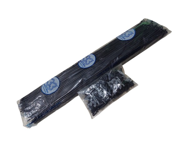 Rayos 33 Negros x2mm. de 293 x 144 c/Niple     AF